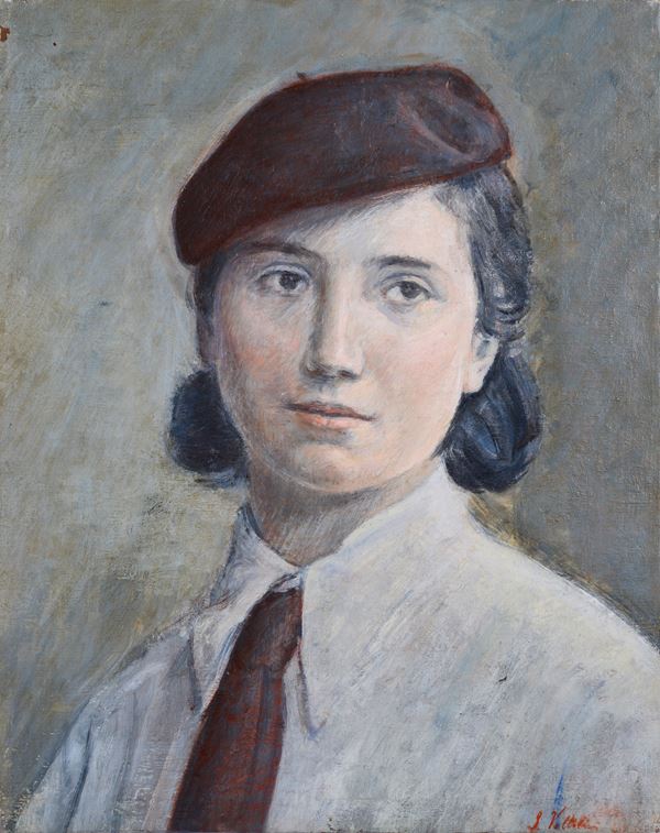 Ivo Voltolini - Ragazza con cappello