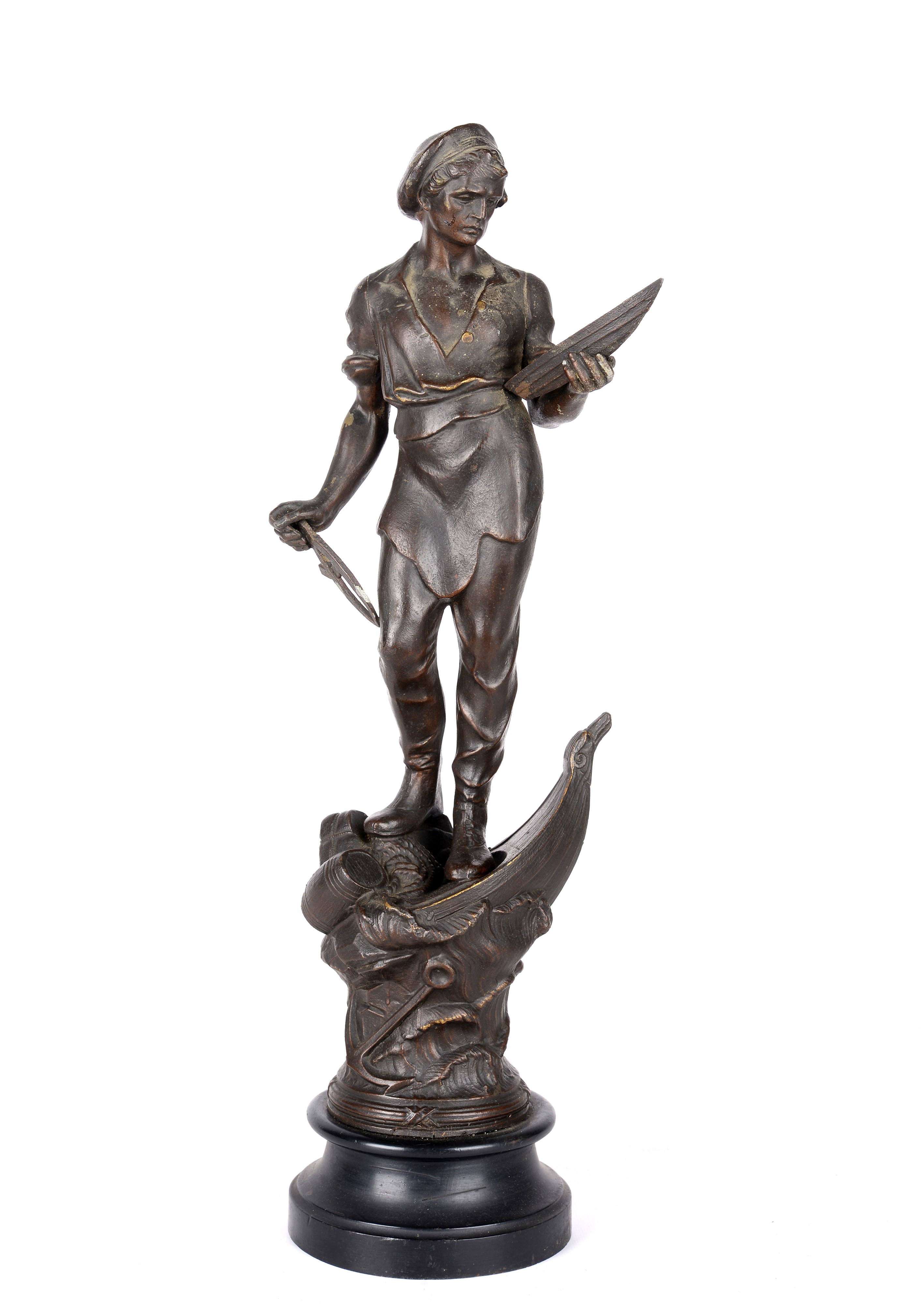 Coppia di lampade scultura in latta