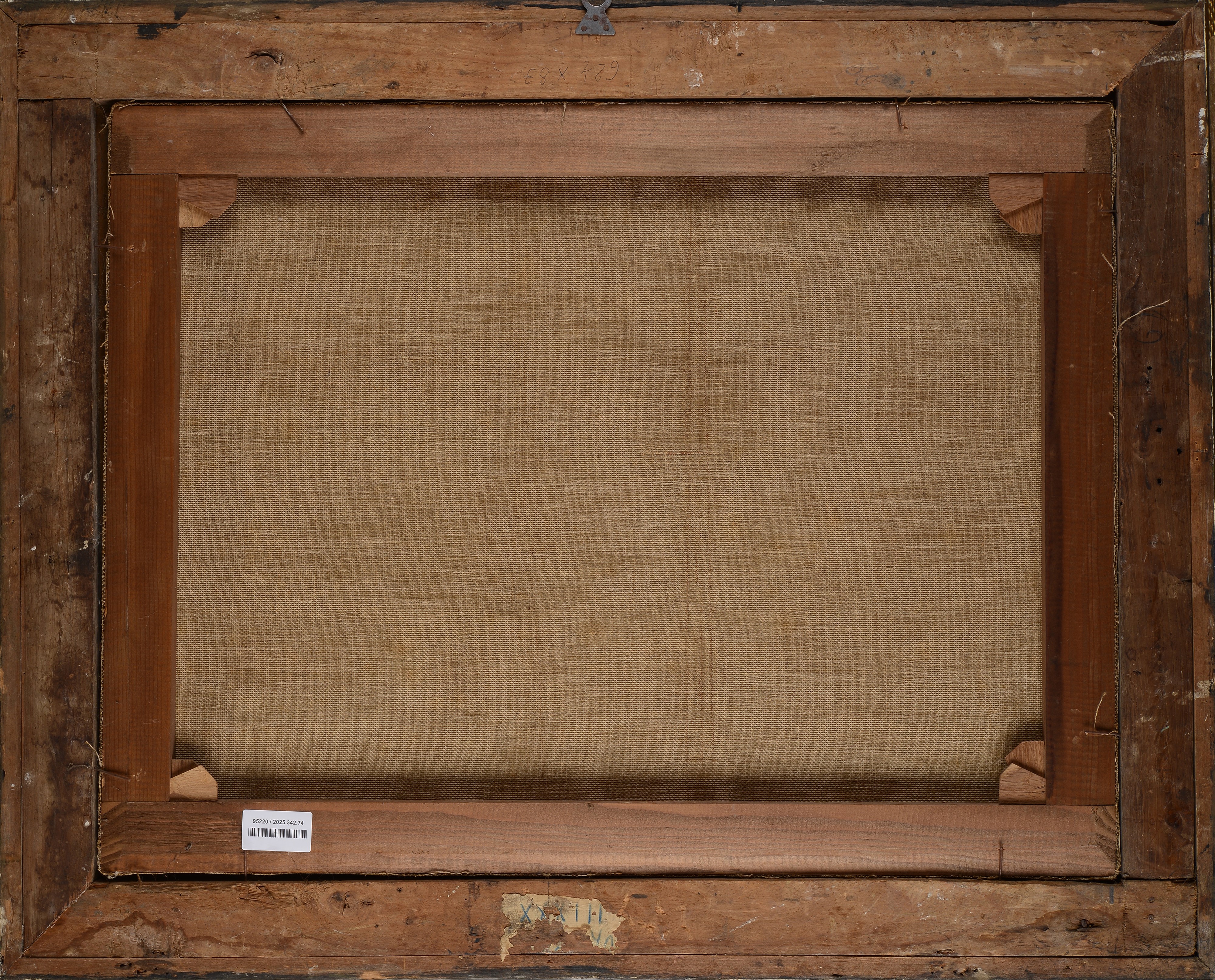 Paesaggio con case e figura