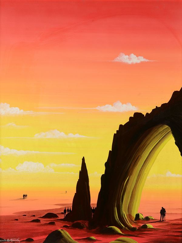 Marcello Antonelli - Tramonto rosso