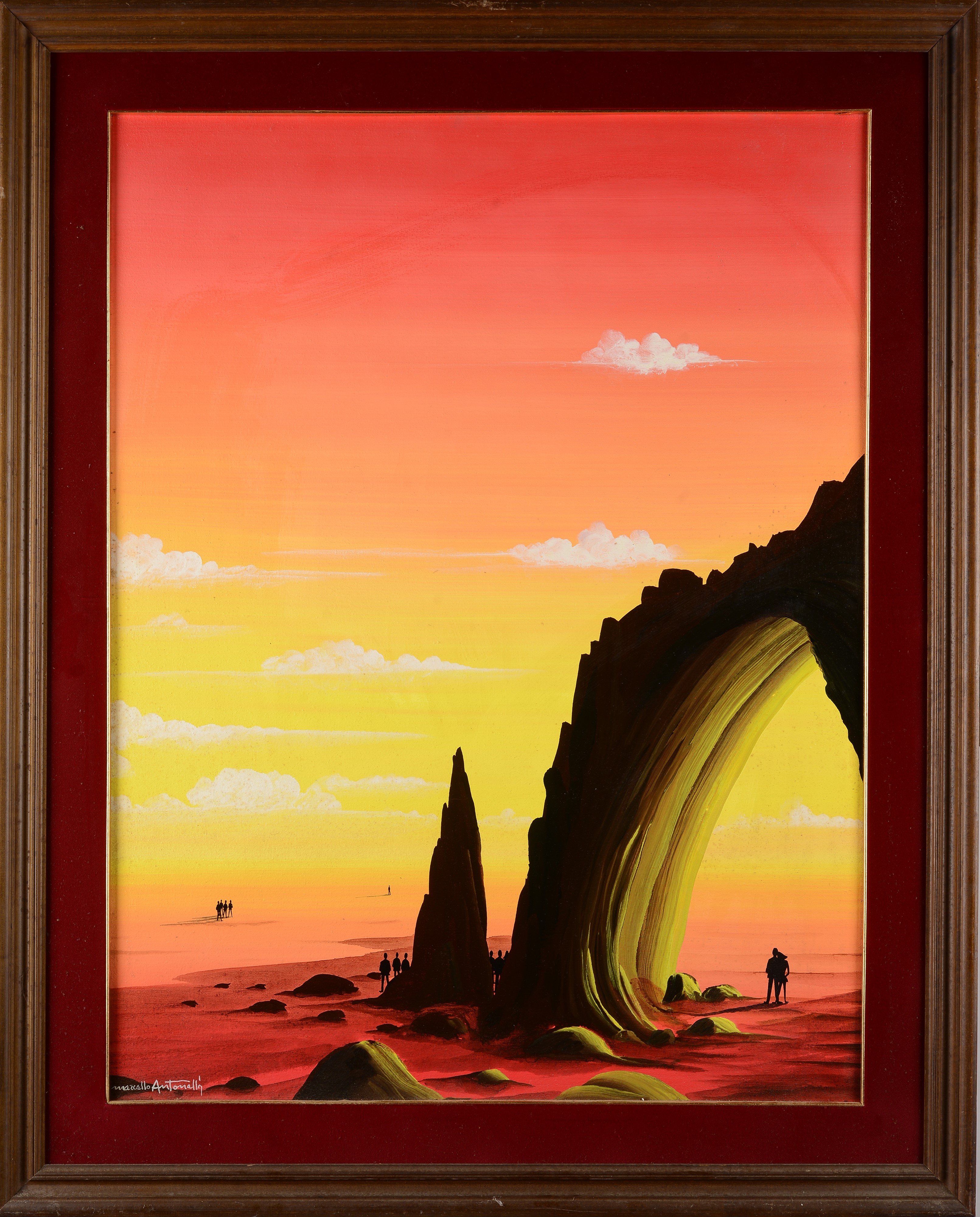 Marcello Antonelli - Tramonto Rosso