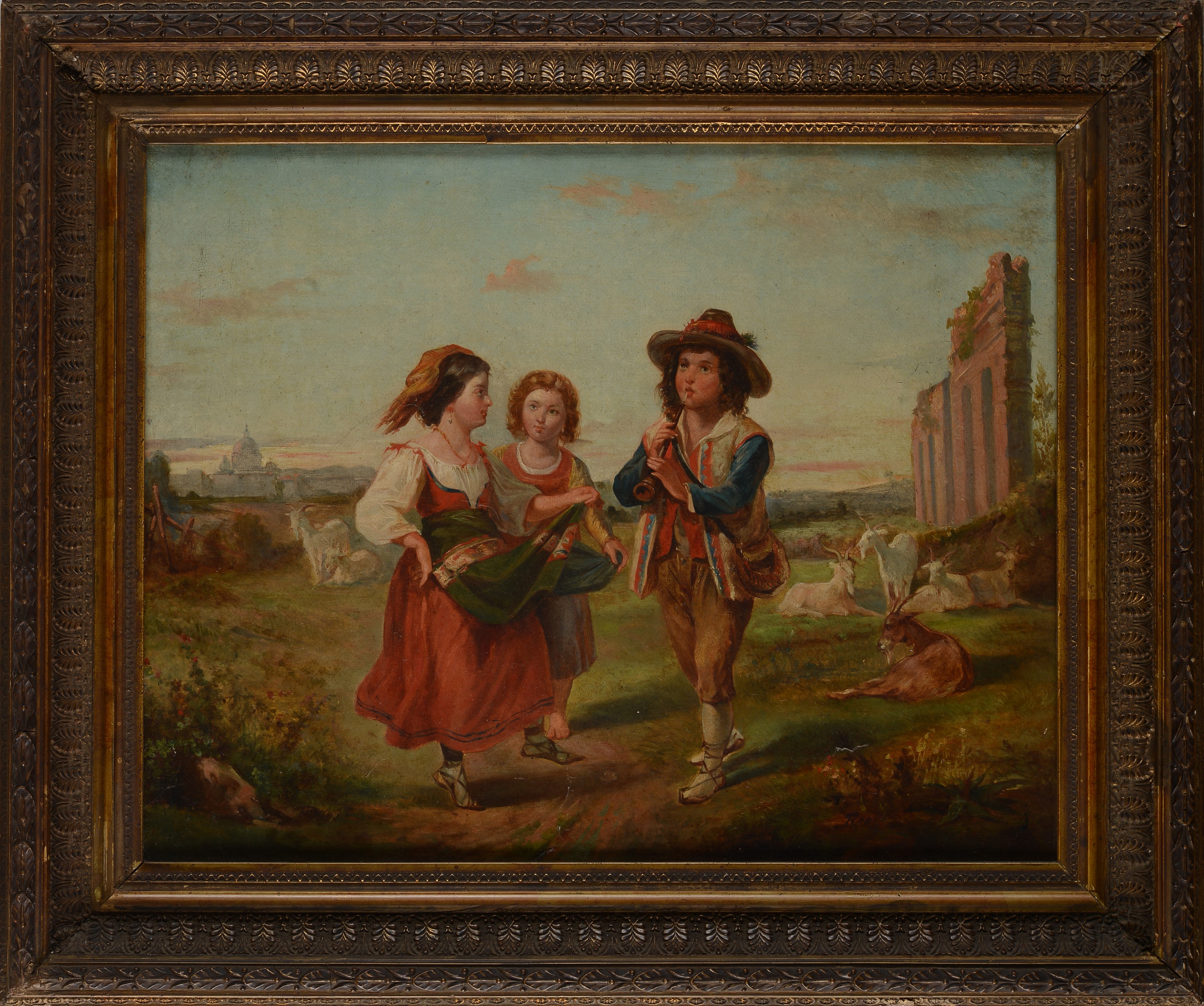 Balletto popolare con rovine