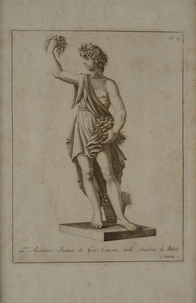 L'autunno, Statua di Giovan Battista Caccini nello Stradone di Boboli