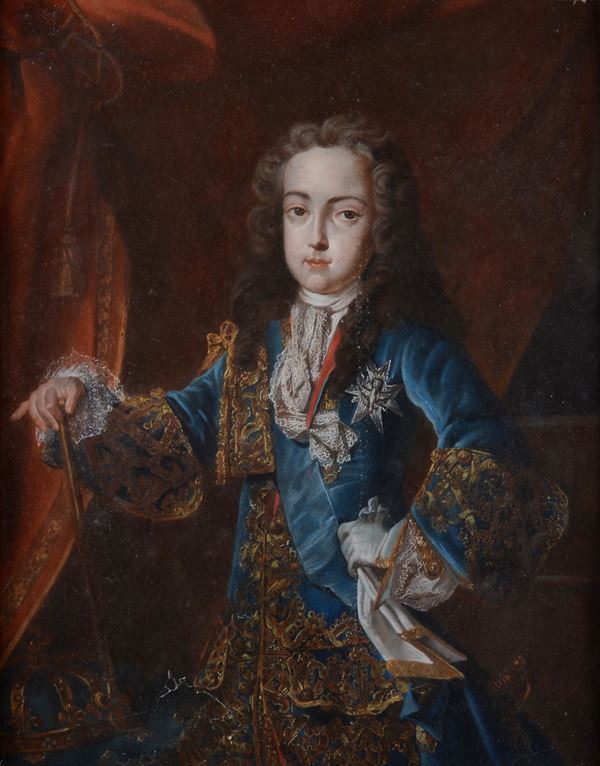 Anonimo, XVIII sec. - Ritratto di Luigi XV fanciullo