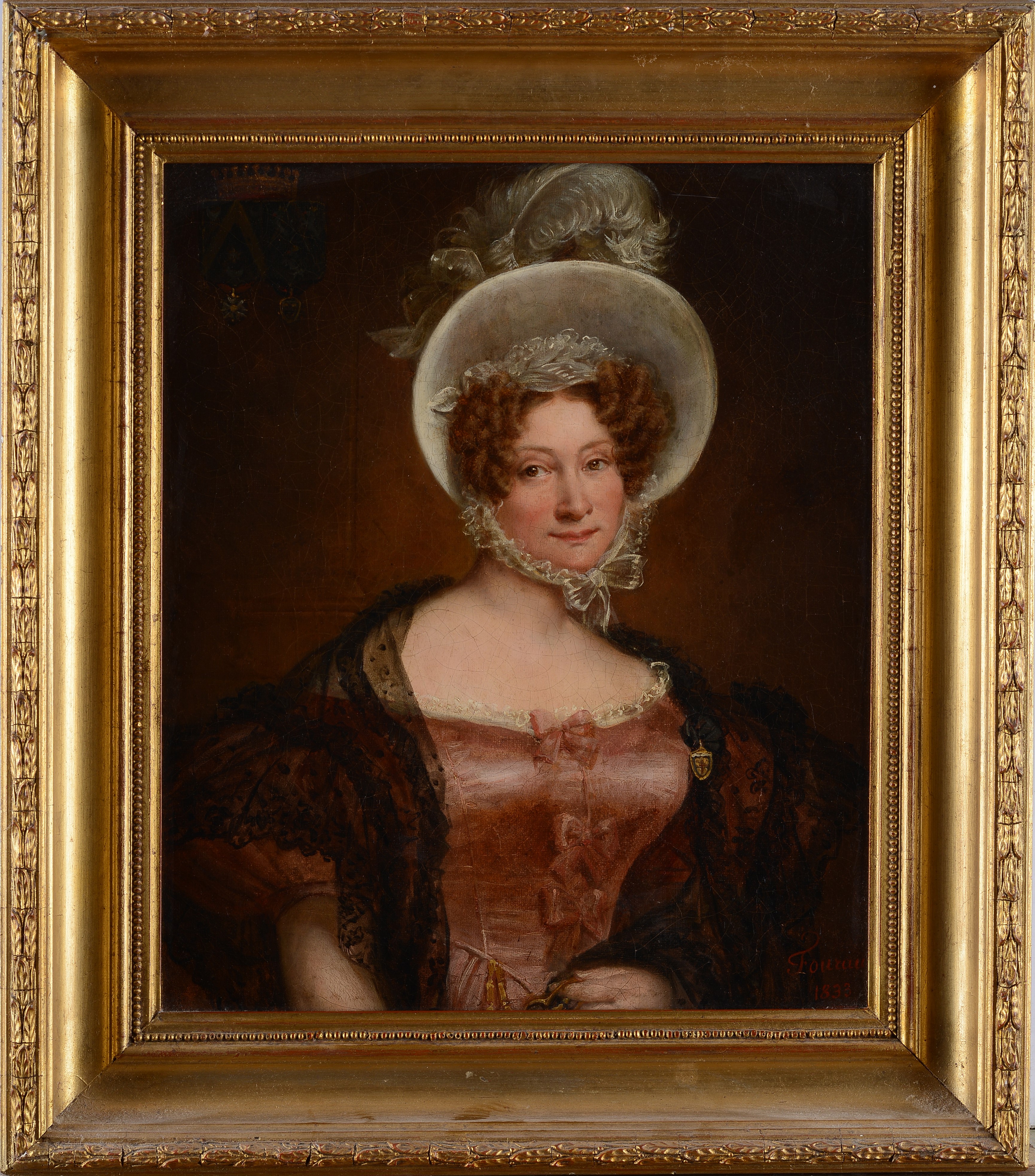 Ritratto di nobildonna con stemma