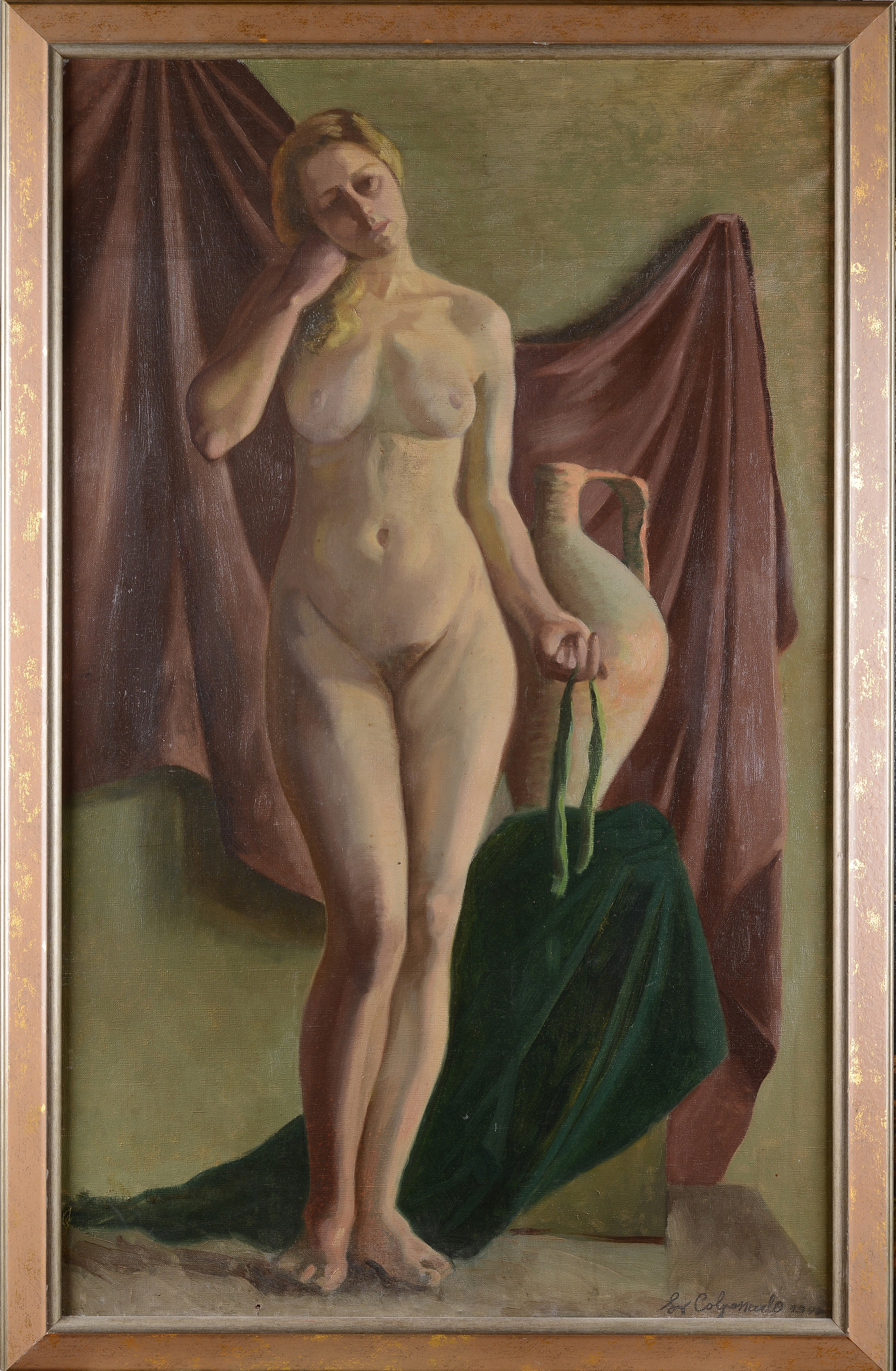 Nudo femminile con anfora