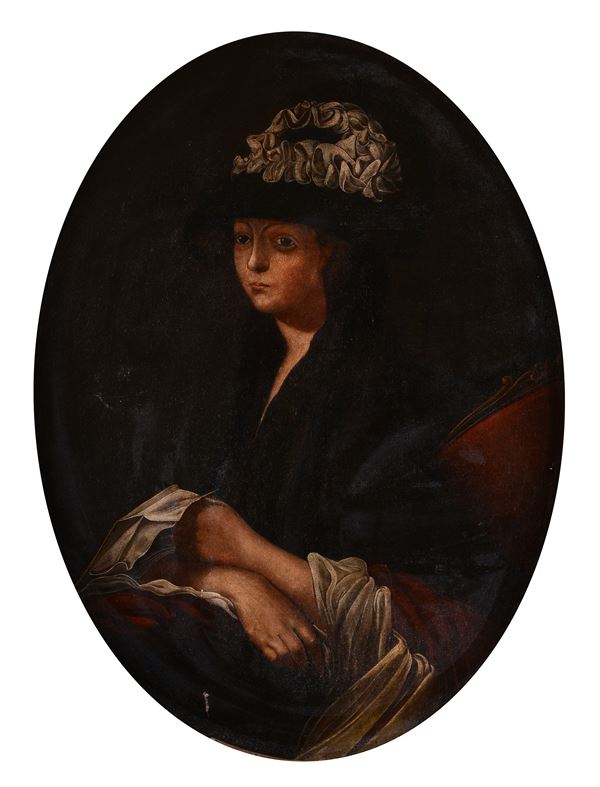 Anonimo, XIX sec. - Ritratto dama  