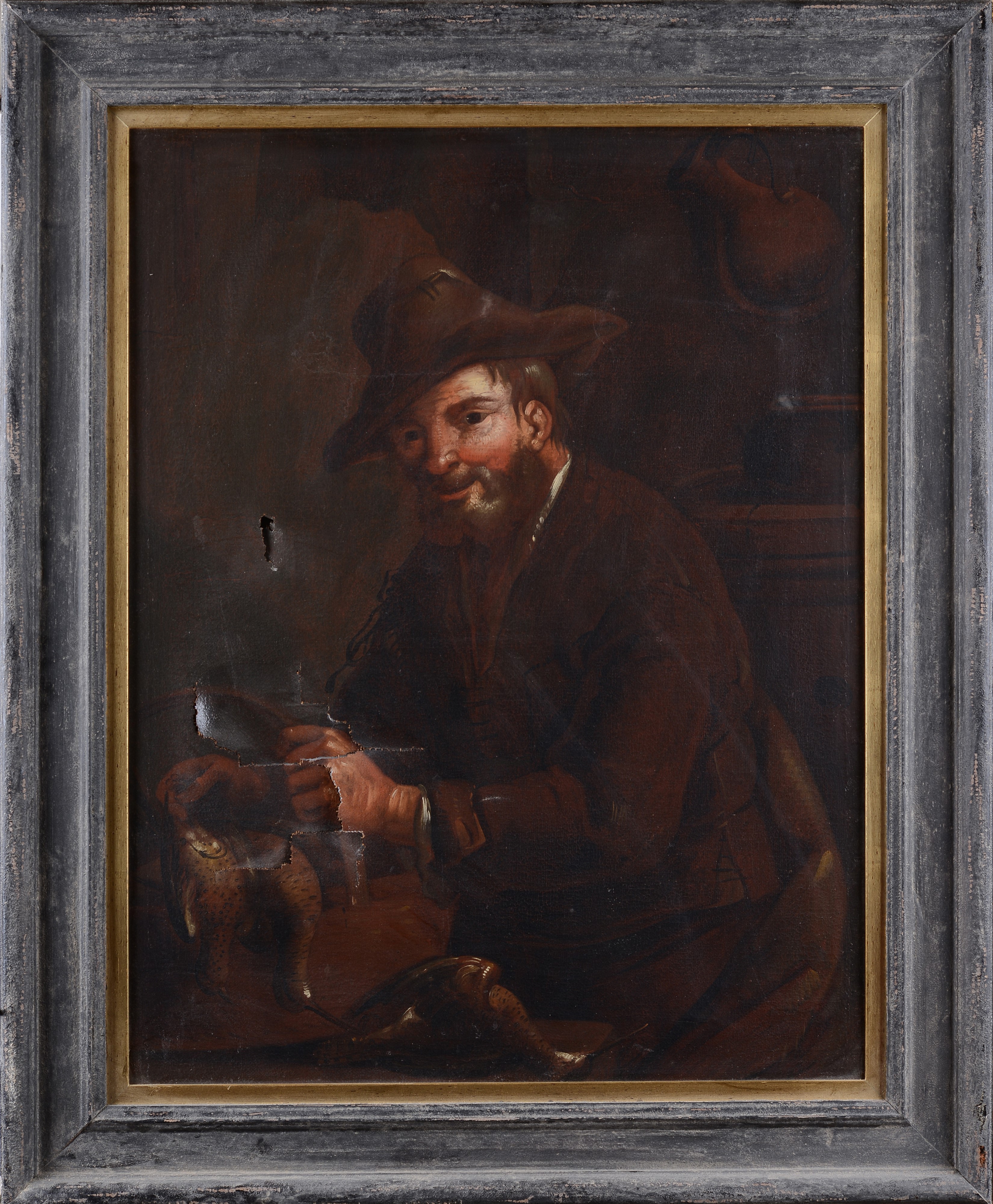 Vecchio con cacciagione