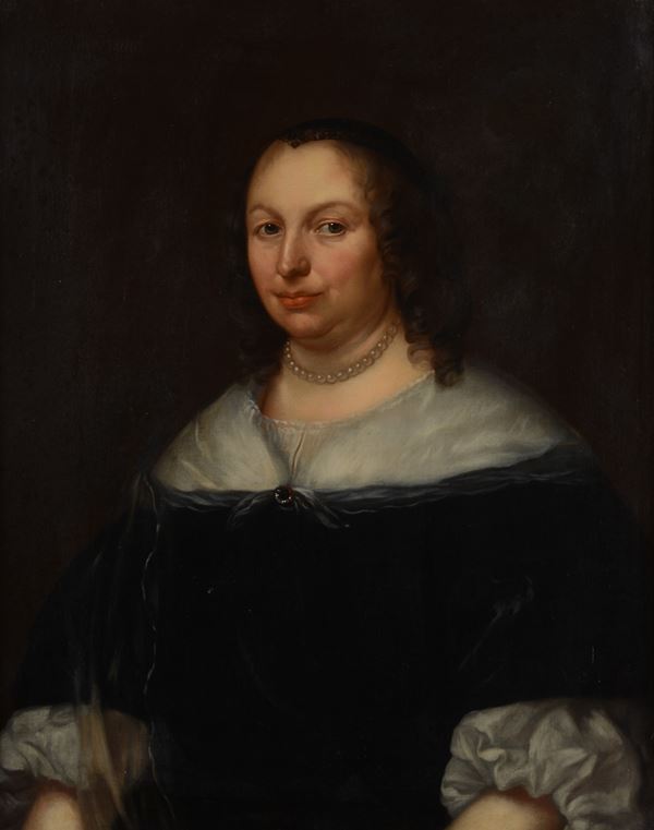 Scuola Fiamminga, XVII sec. - Ritratto di Margaretha Rerinck