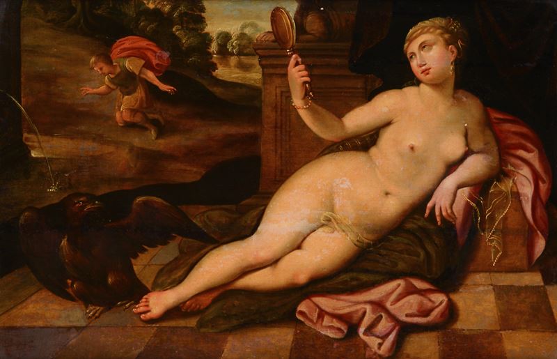 Allegoria della Vanitas con Narciso