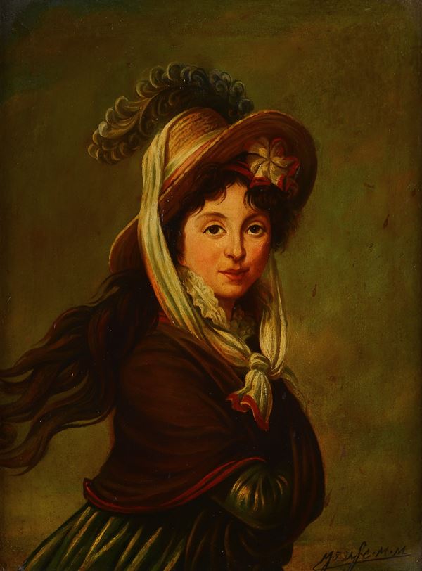 Anonimo, XIX sec. - Ritratto della principessa Irina Ivanovna Vorontsova (da Elisabeth Vigee Lebrun)