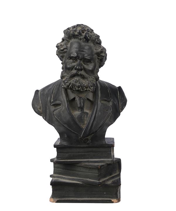 Anonimo, XIX sec. - Busto di scrittore