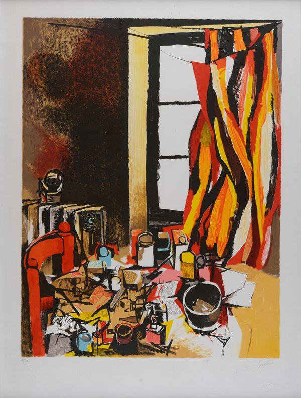 Renato Guttuso - Finestra studio