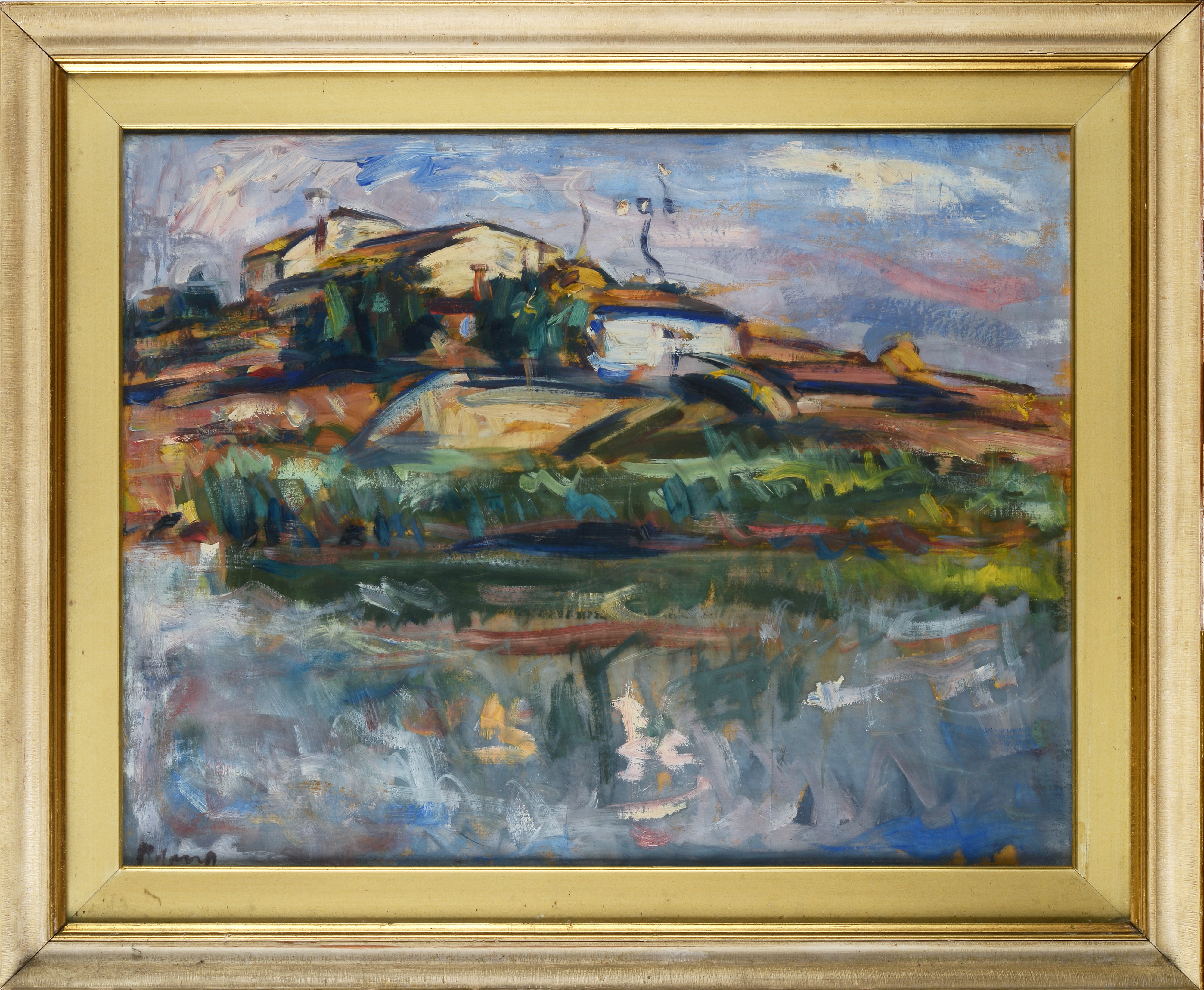 Enzo Pregno - Paesaggio Fluviale