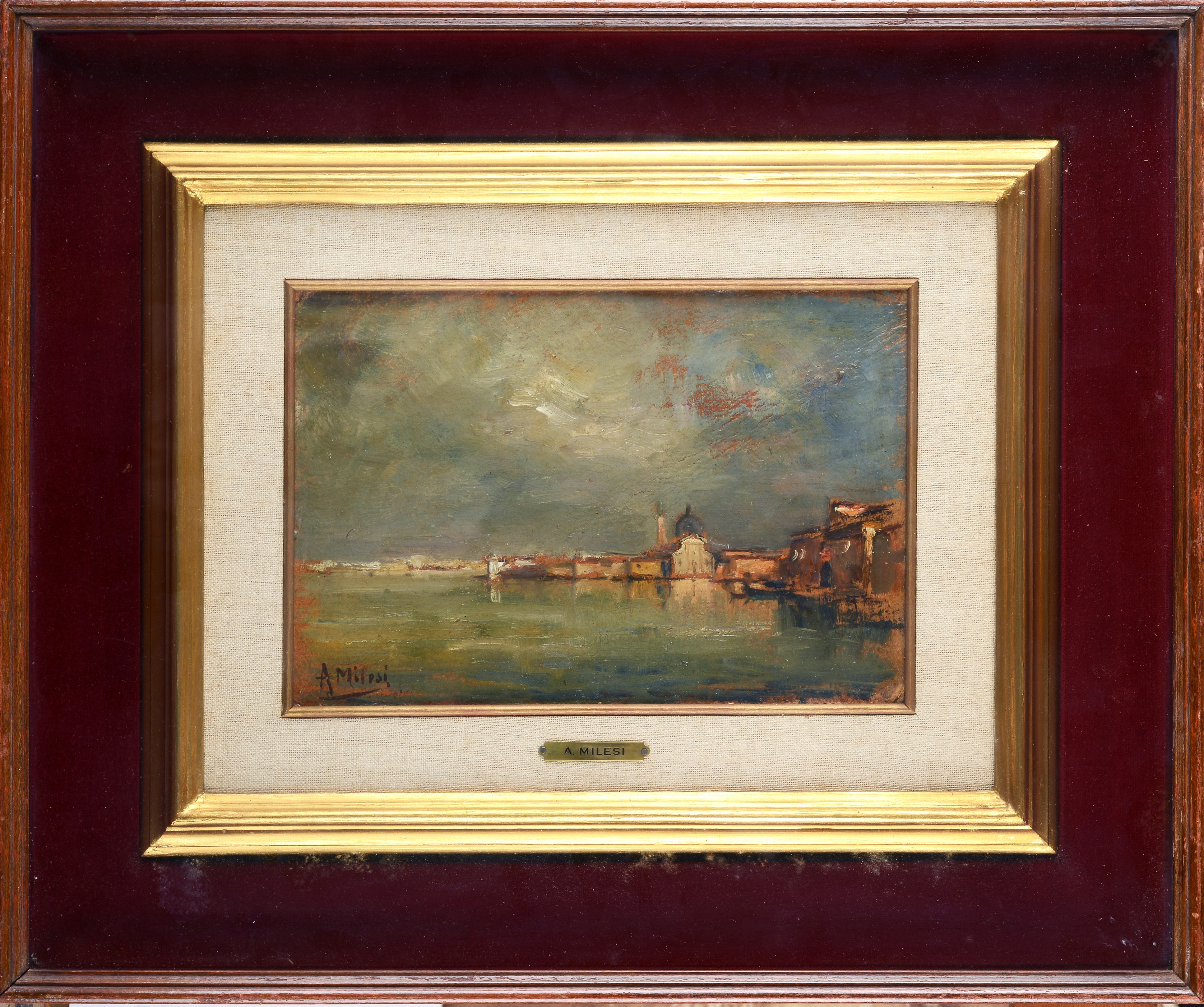 Alessandro Milesi - Veduta Lagunare