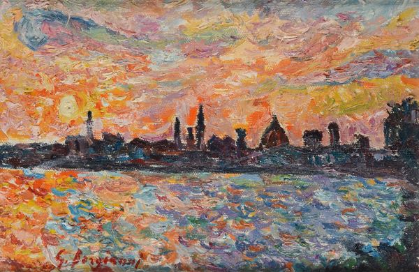 Guido Borgianni - Tramonto su Firenze