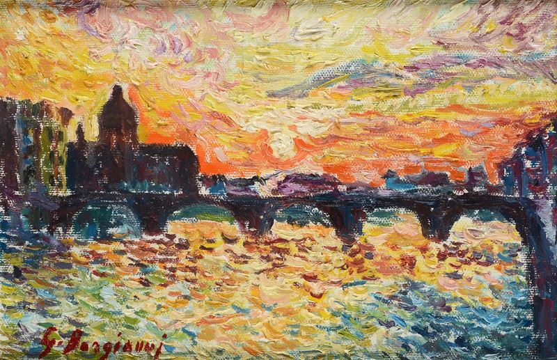 Guido Borgianni - Tramonto su Firenze