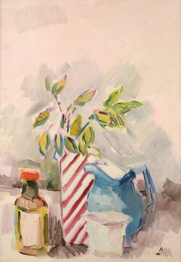 Enzo Cangi - Composizione con fiori