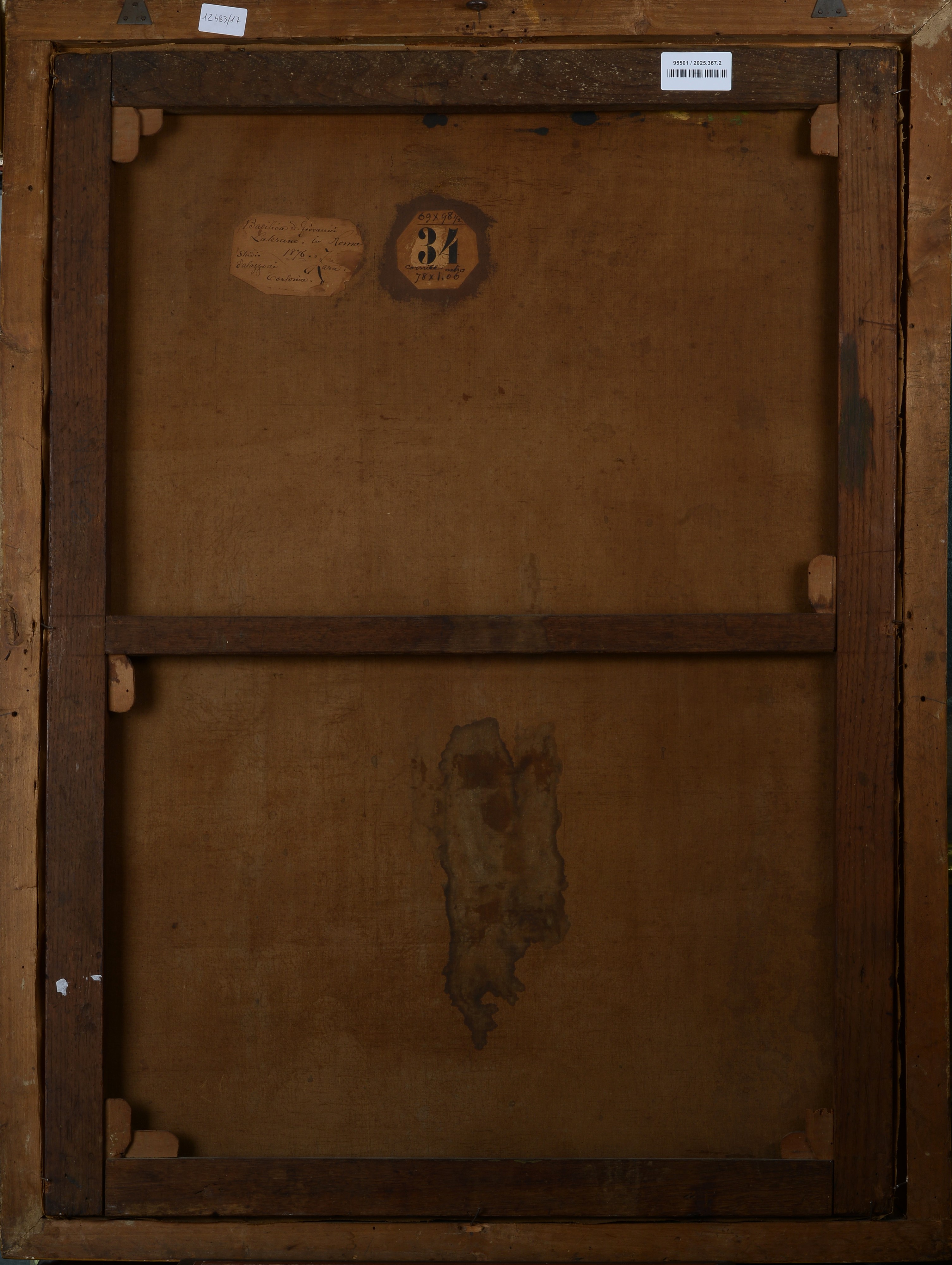 Anonimo, XIX Sec. - Interno di Chiesa
