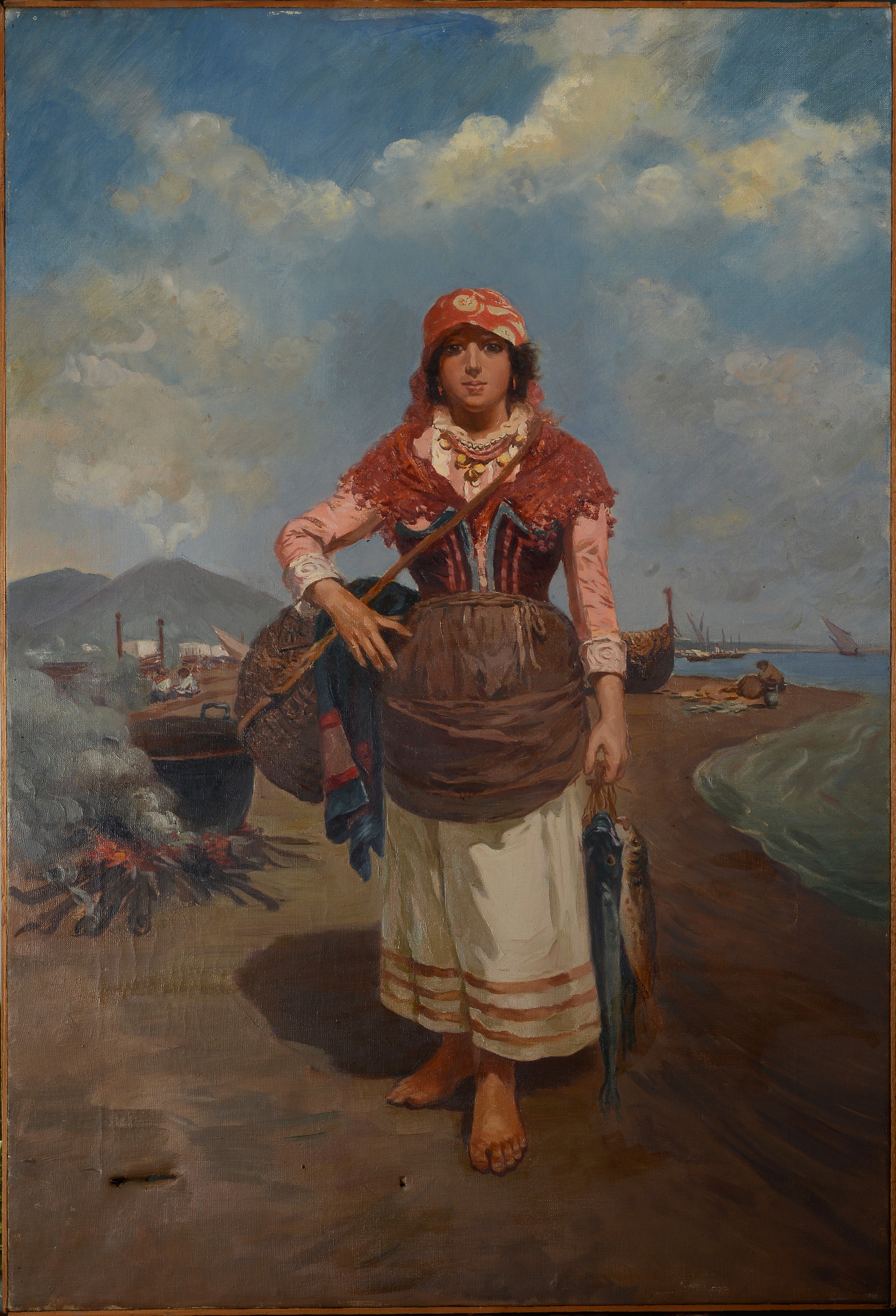 Anonimo, XIX Sec. - Pescivendola