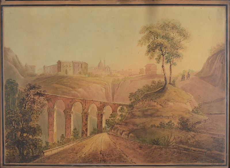 Anonimo, XIX Sec. - Acqueduct Du Vietri