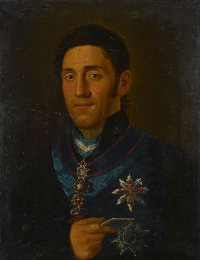 Anonimo, XIX Sec. - Ritratto di Gaetano Ciaramelli