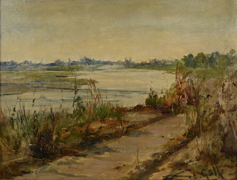Emilio Galli - Paesaggio Lacustre