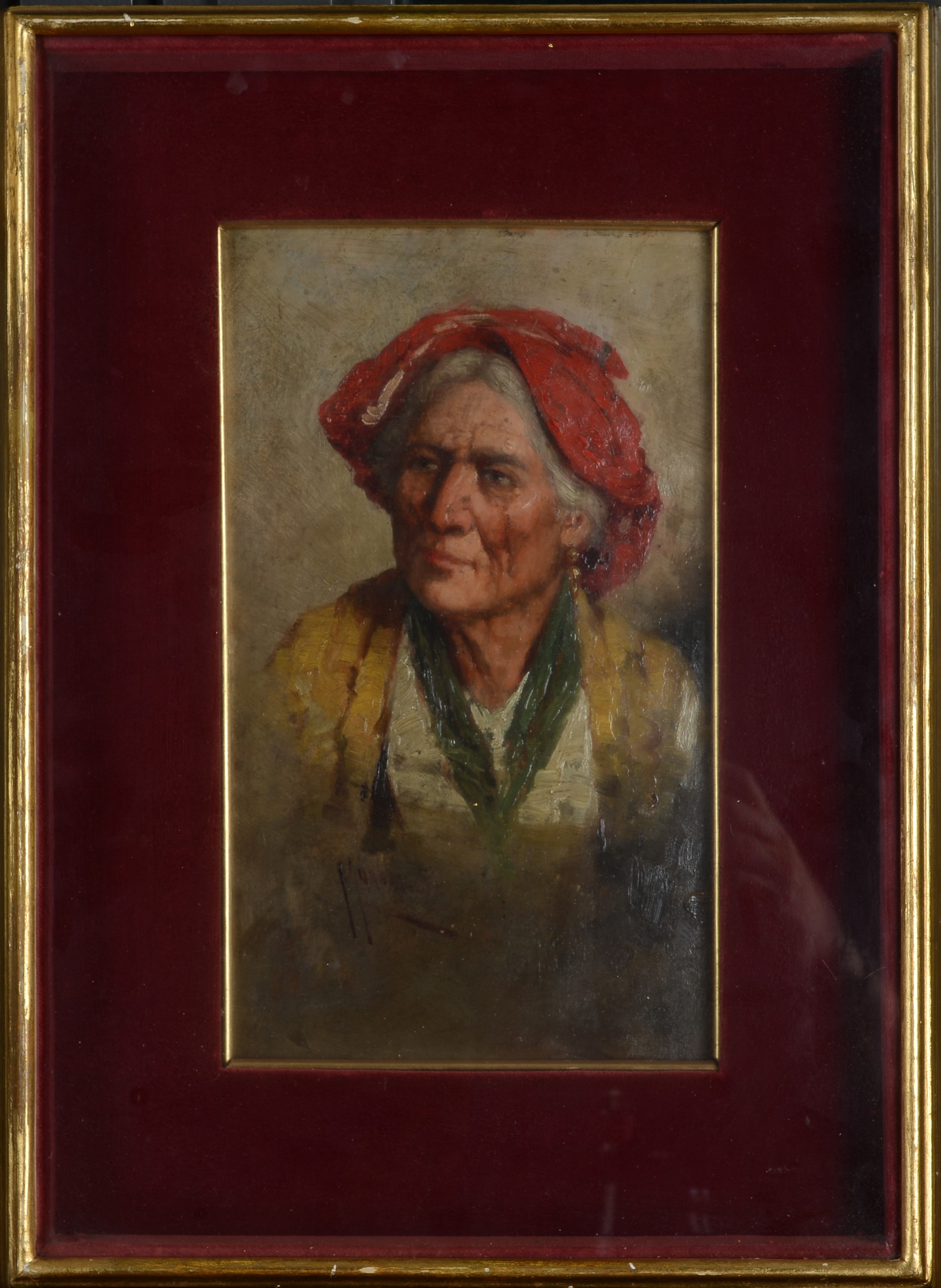 Giuseppe Giardiello - Ritratto di Anziana