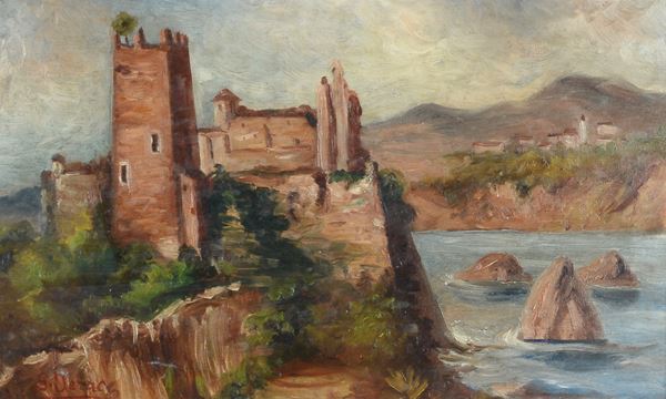 Gaetano Jerace - Castello sulla scogliera