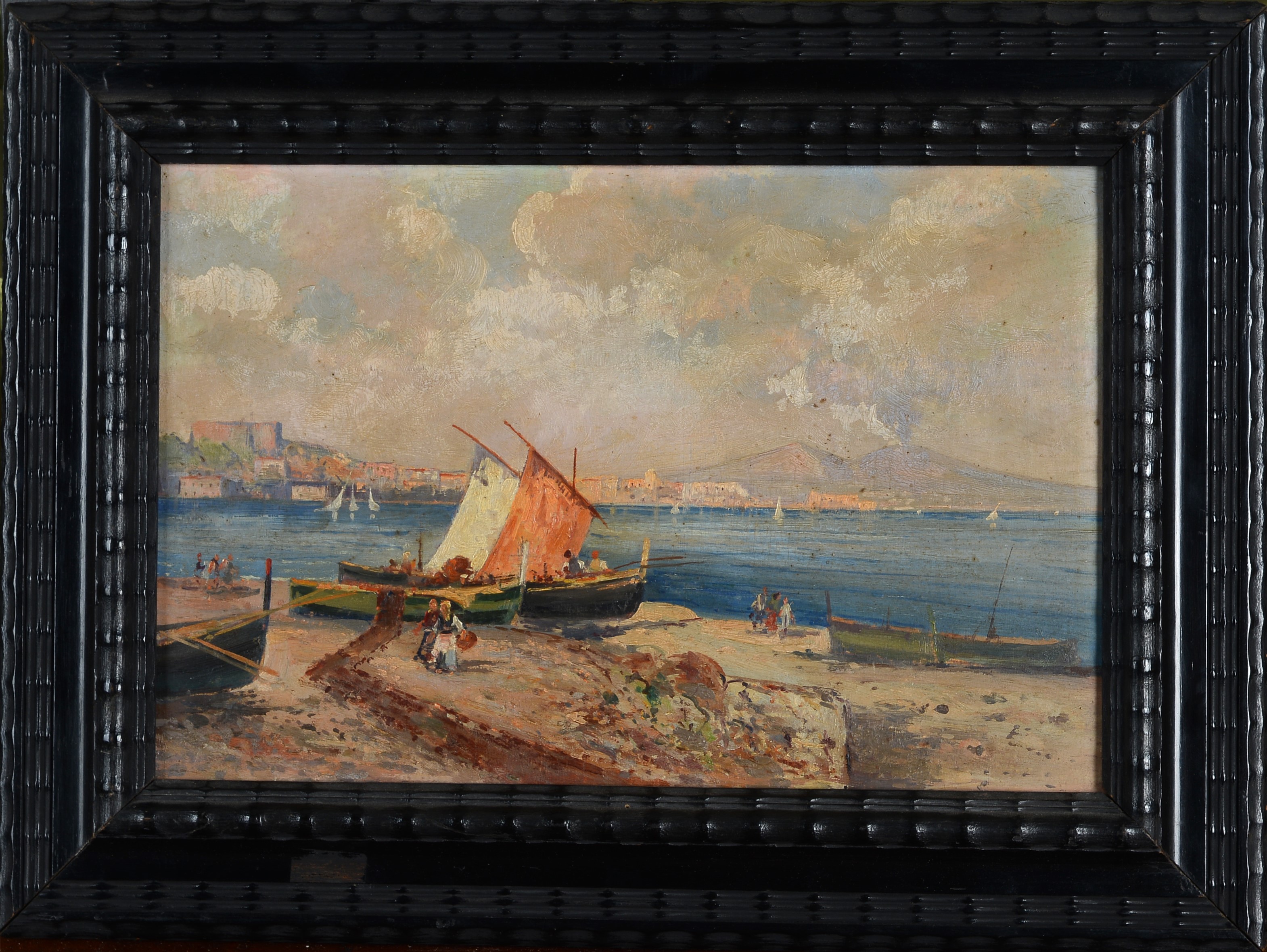 Barche di pescatori a Napoli