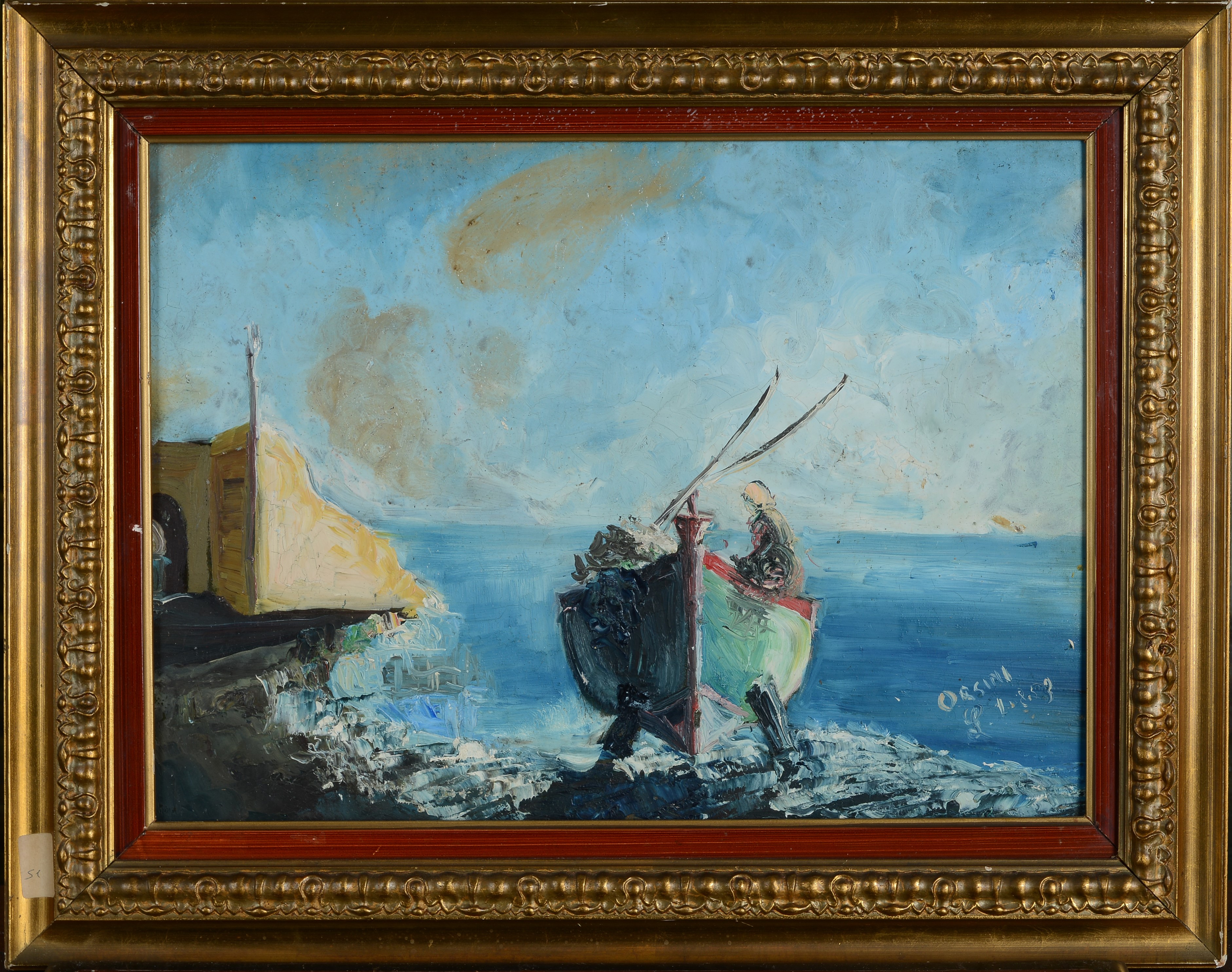 Renato Orsini - Figura in Barca