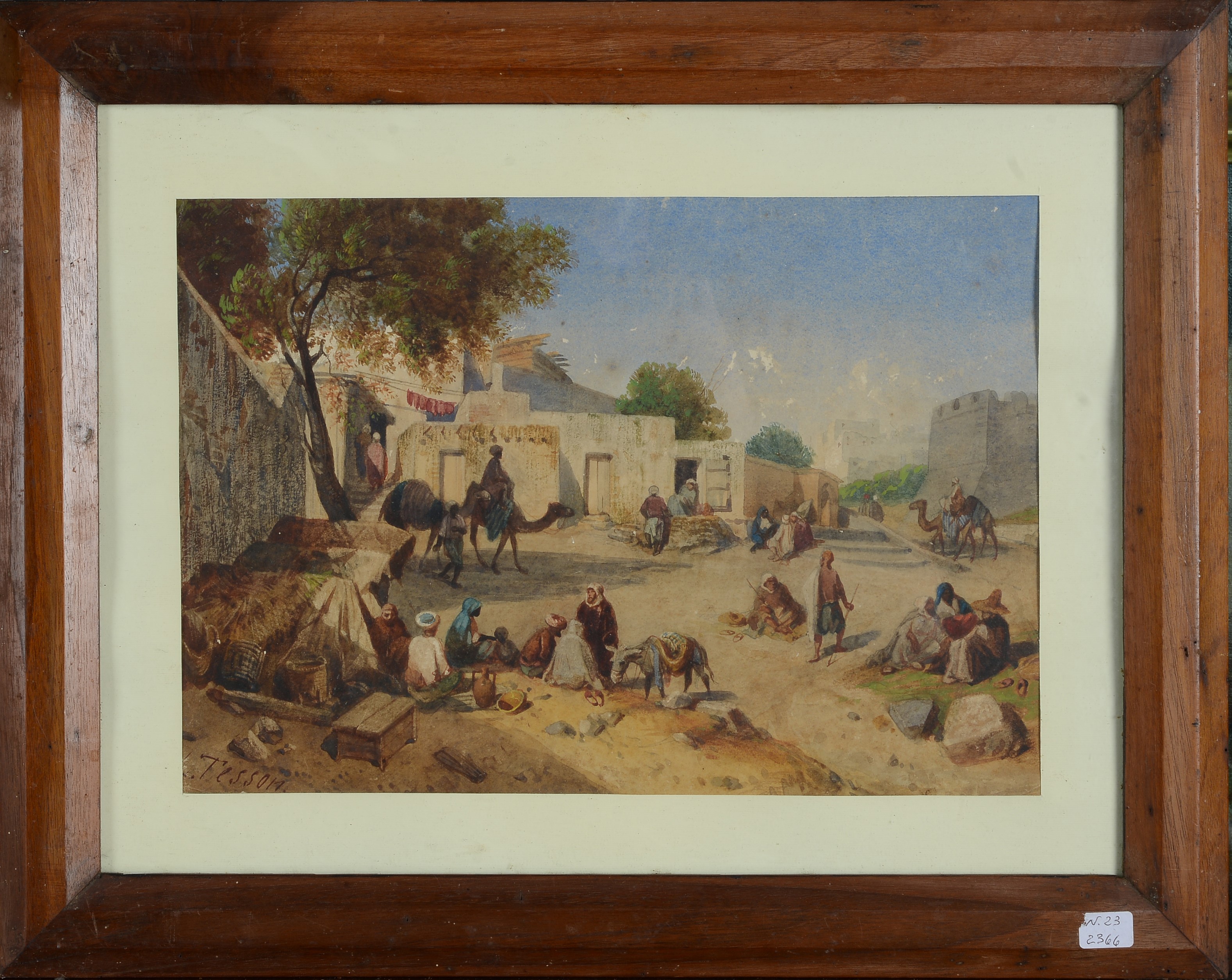 Louis Tesson - Accampamento Arabo