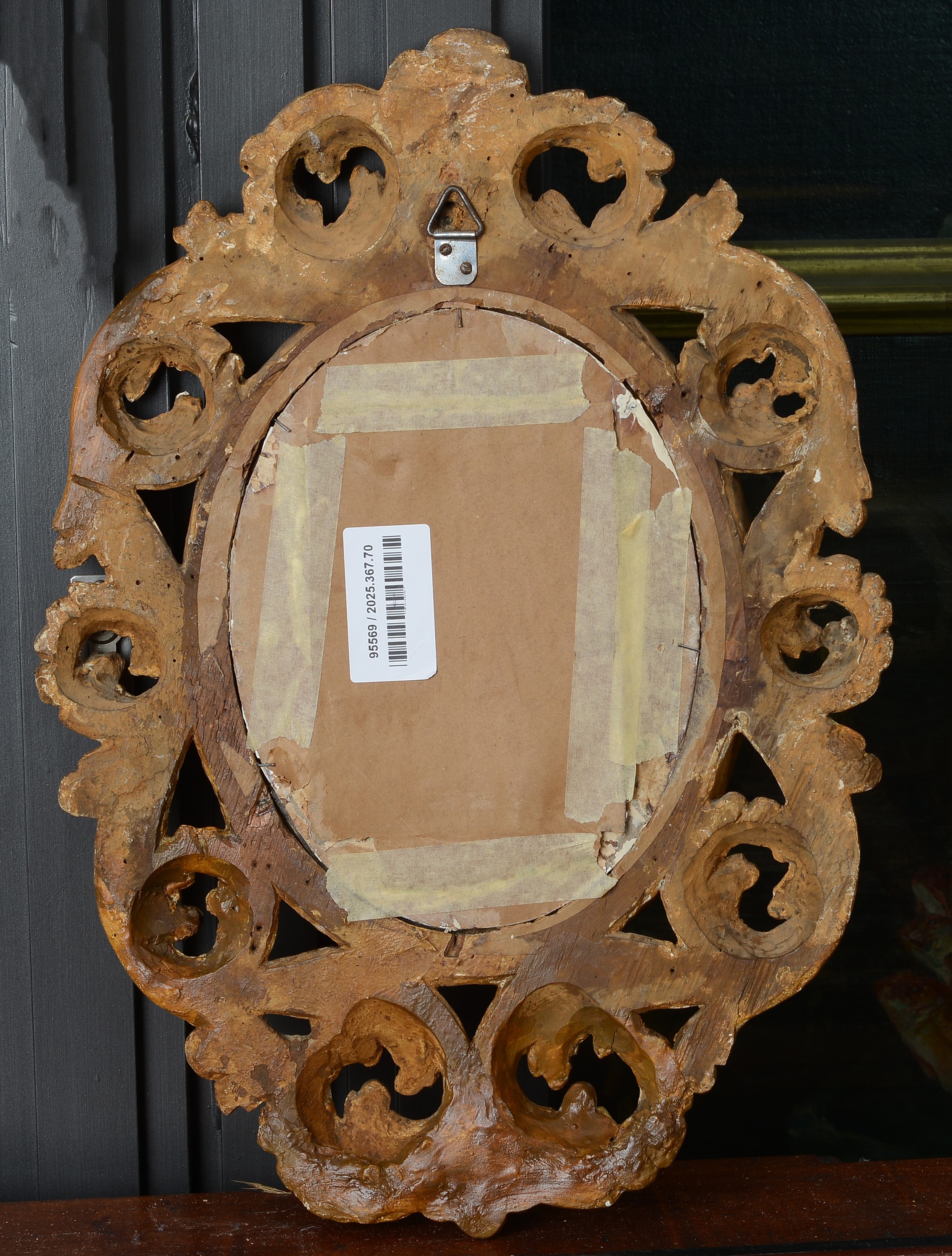 Anonimo, XIX Sec. - Chiesa con Figure