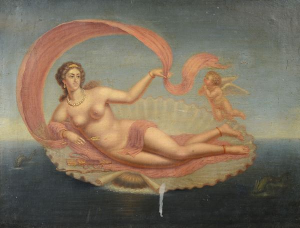 Anonimo, XIX sec. - Venere e Amorino