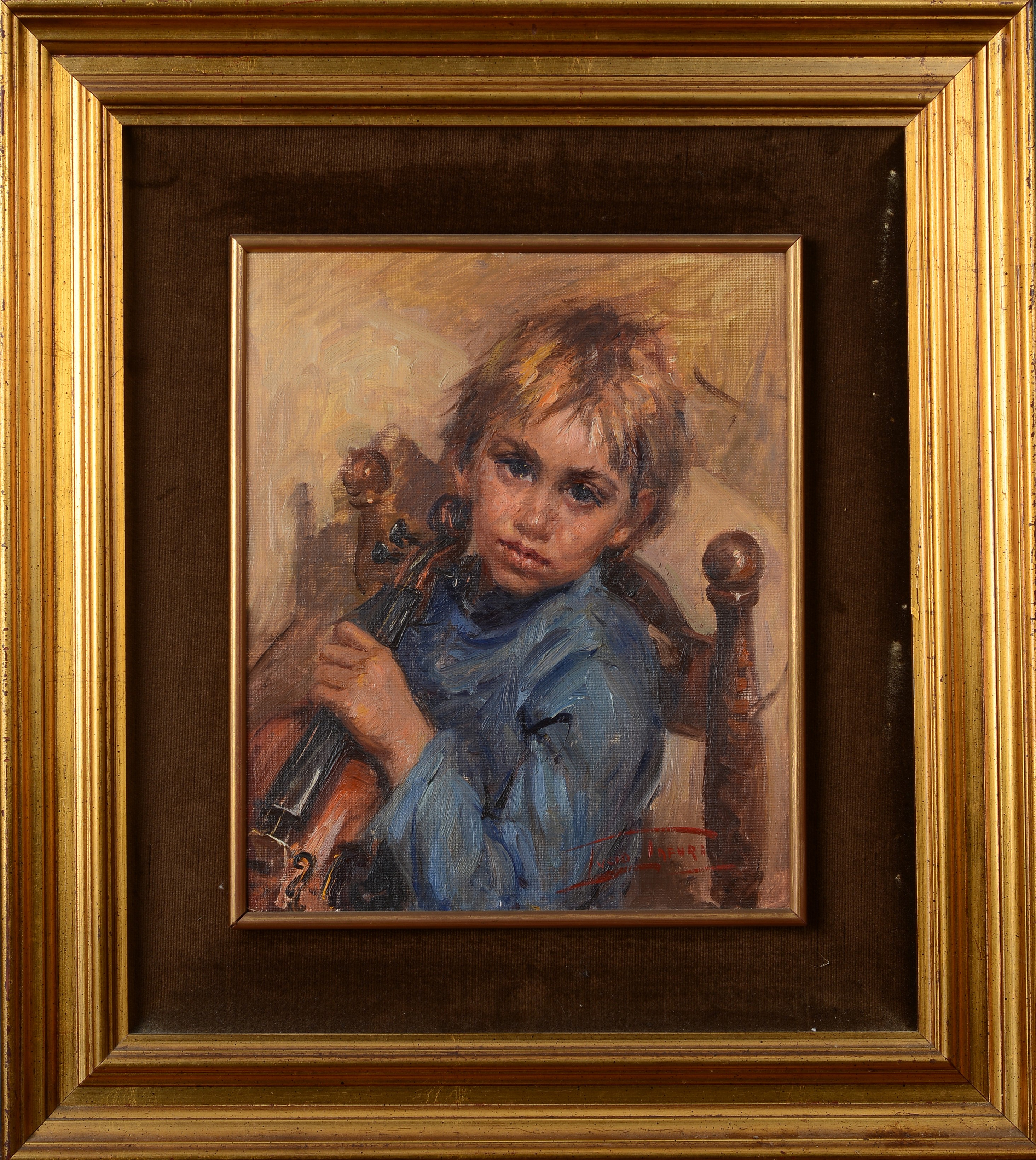 Bambino con violino