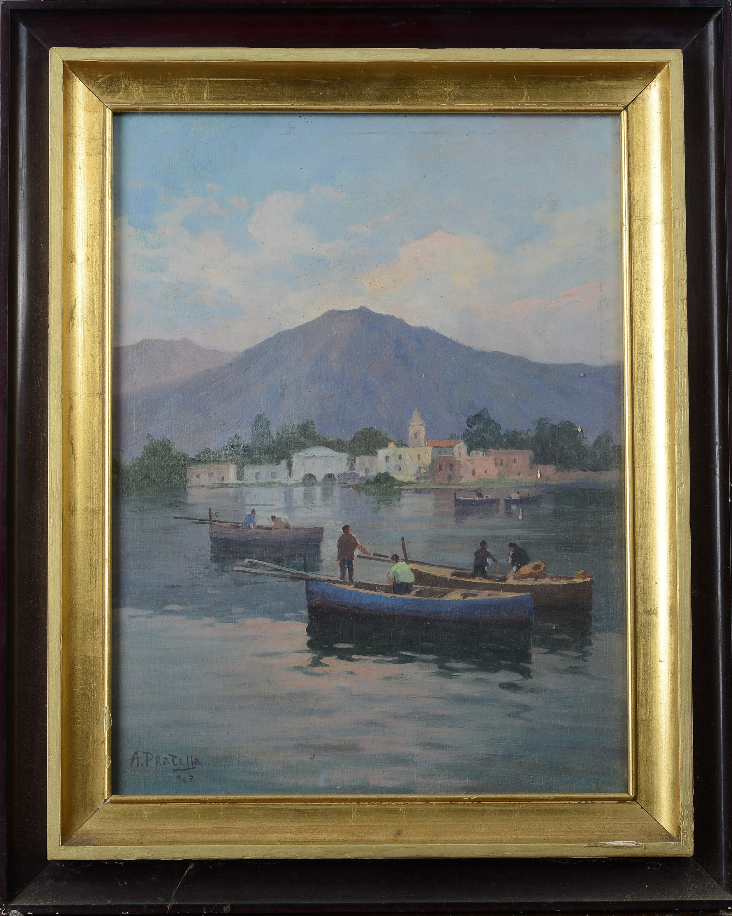 Attr. a Attilio Pratella - Barche di Pescatori
