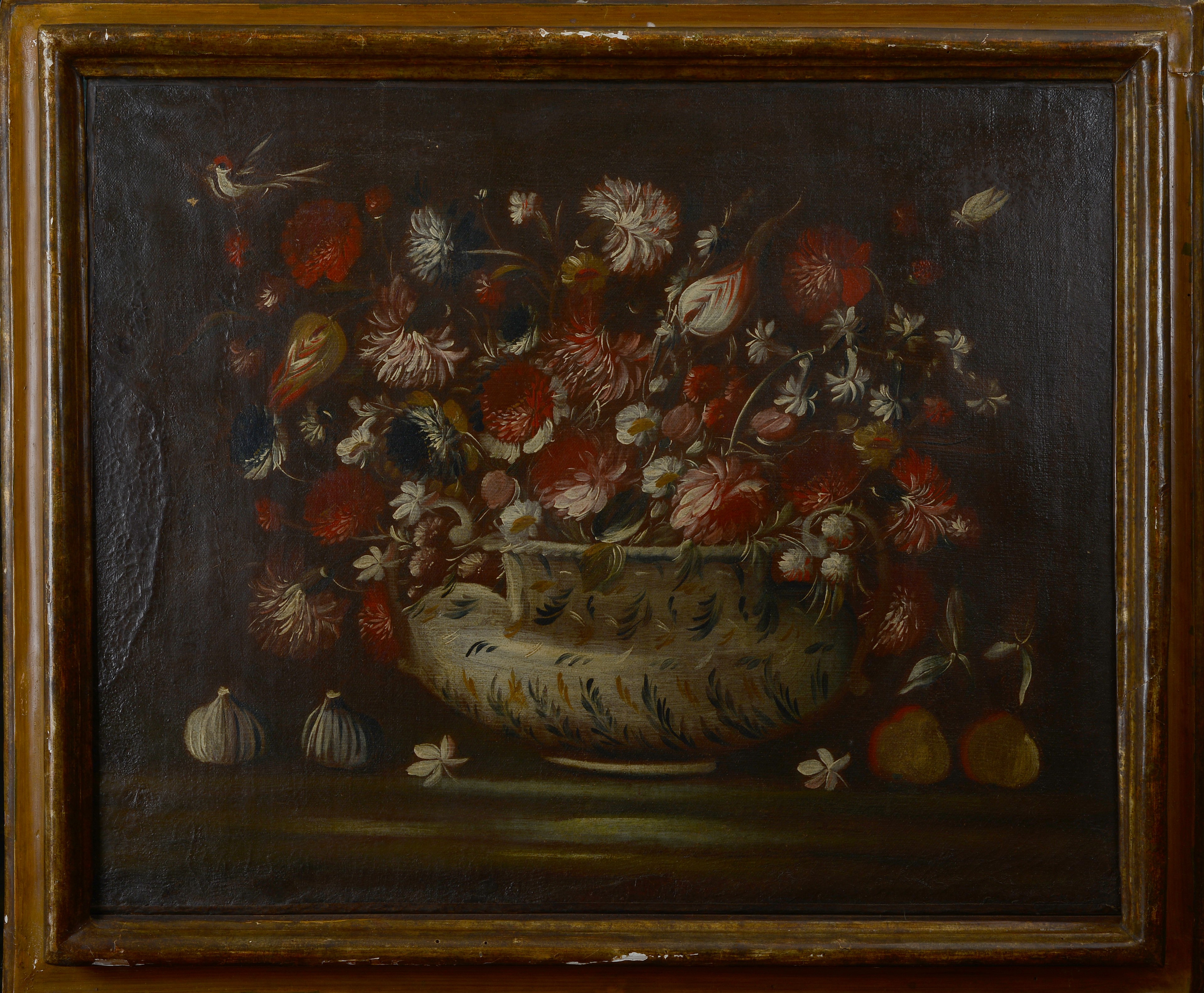 Anonimo, XVIII Sec. - Vaso con Fiori