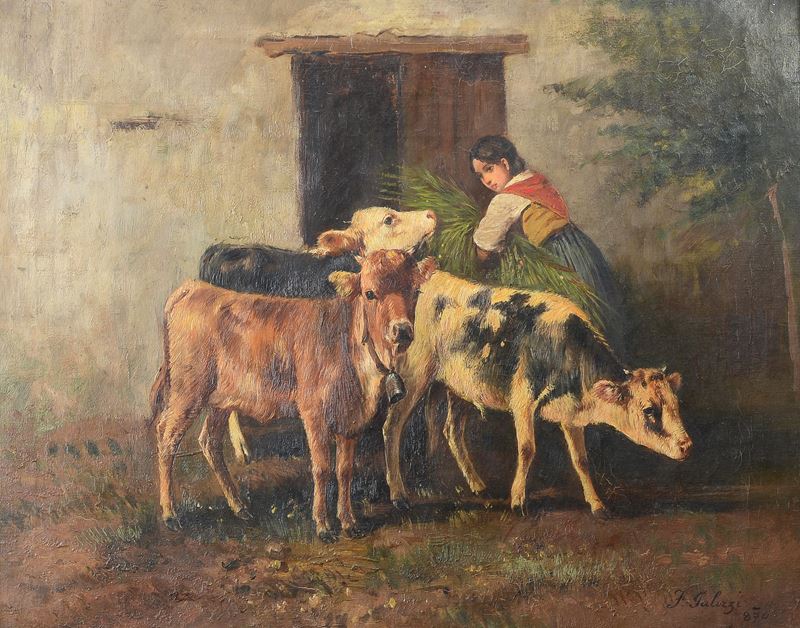 Attr. a Filippo Palizzi - Senza Titolo