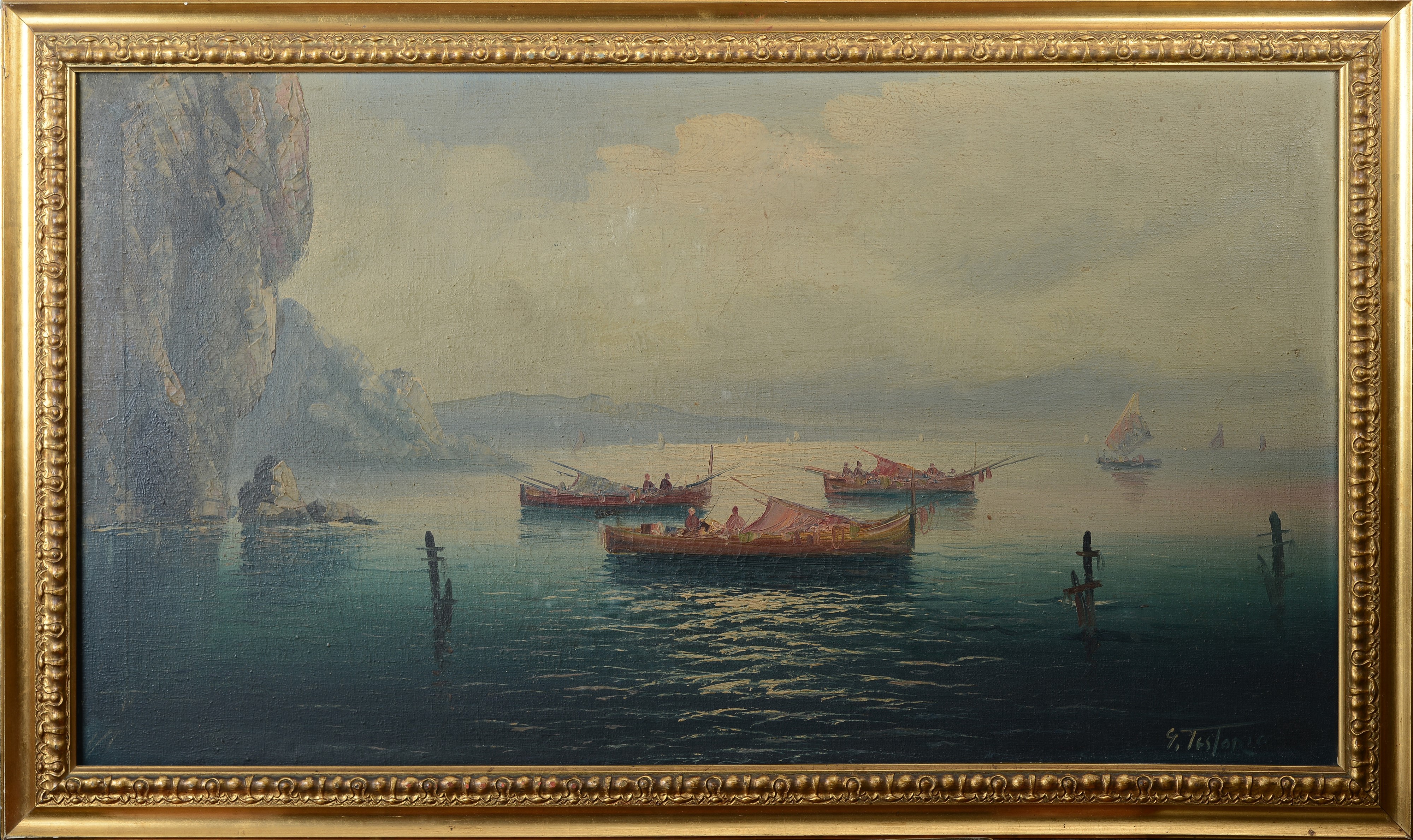 Anonimo, XX Sec. - Barche di Pescatori