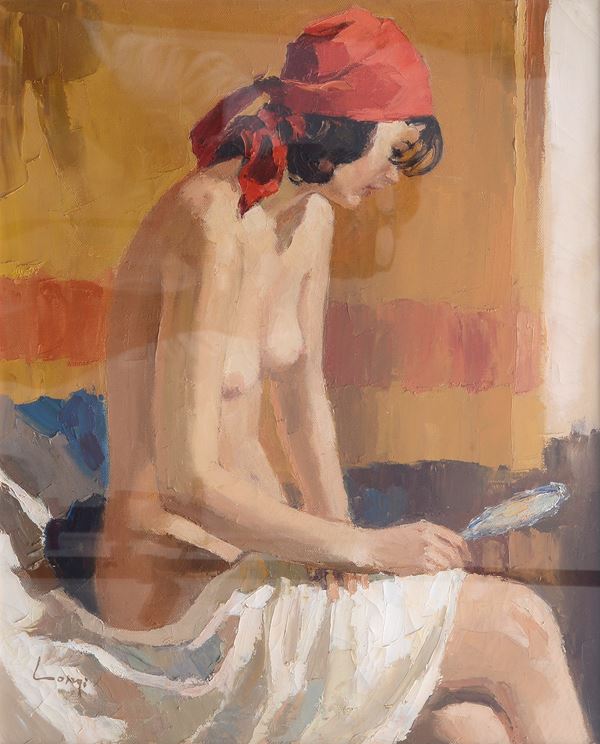 Carlantonio Longi - Nudo seduto