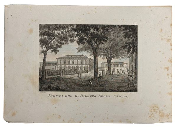 Veduta del Real Palazzo delle Cascine
