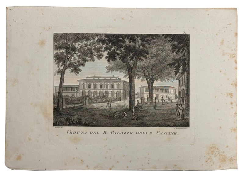 Veduta del Real Palazzo delle Cascine
