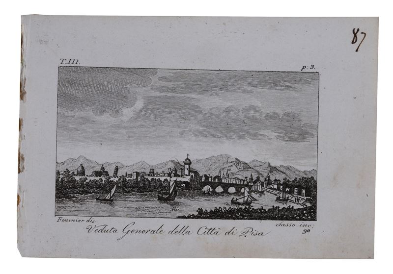 Veduta generale della città di Pisa