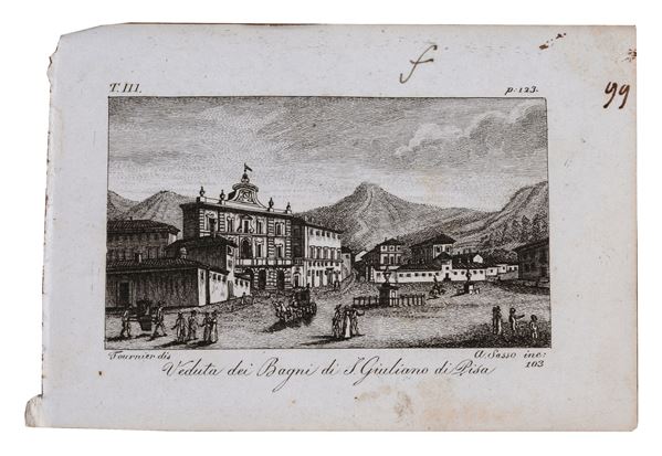 Veduta dei Bagni di S. Giuliano di Pisa