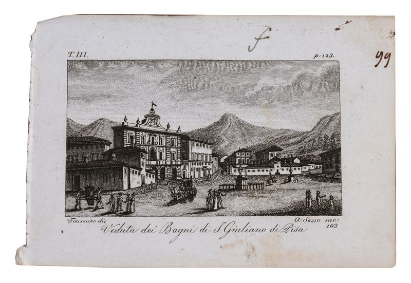 Veduta dei Bagni di S. Giuliano di Pisa