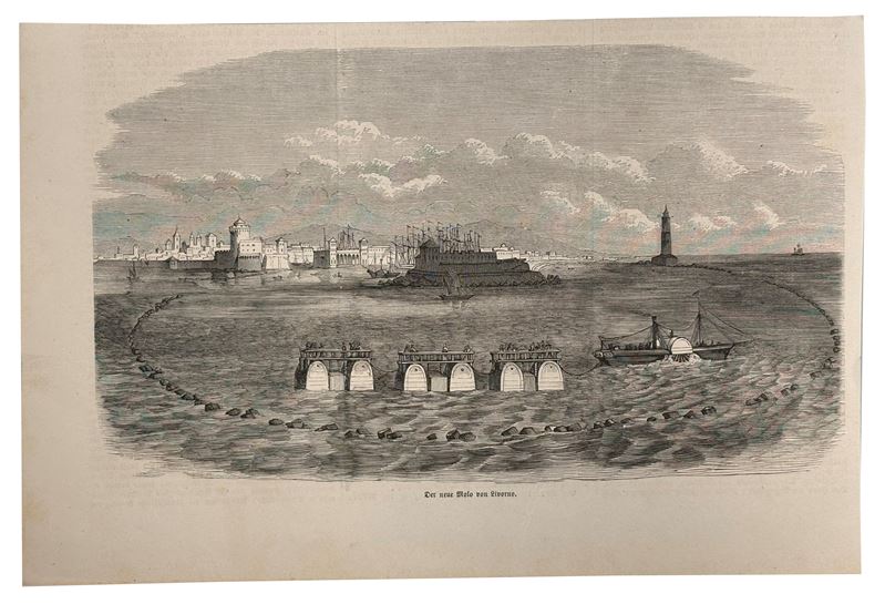 Der Neue Molo von Livorno