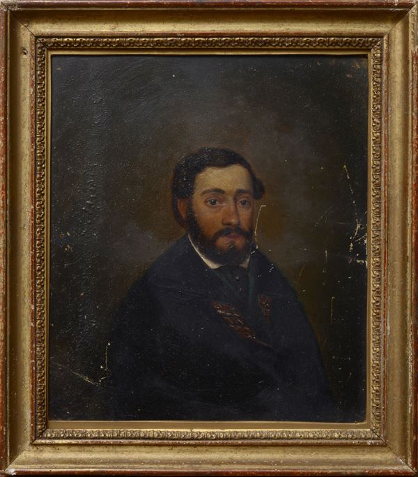 Scuola Francese, XIX sec. - Ritratto virile