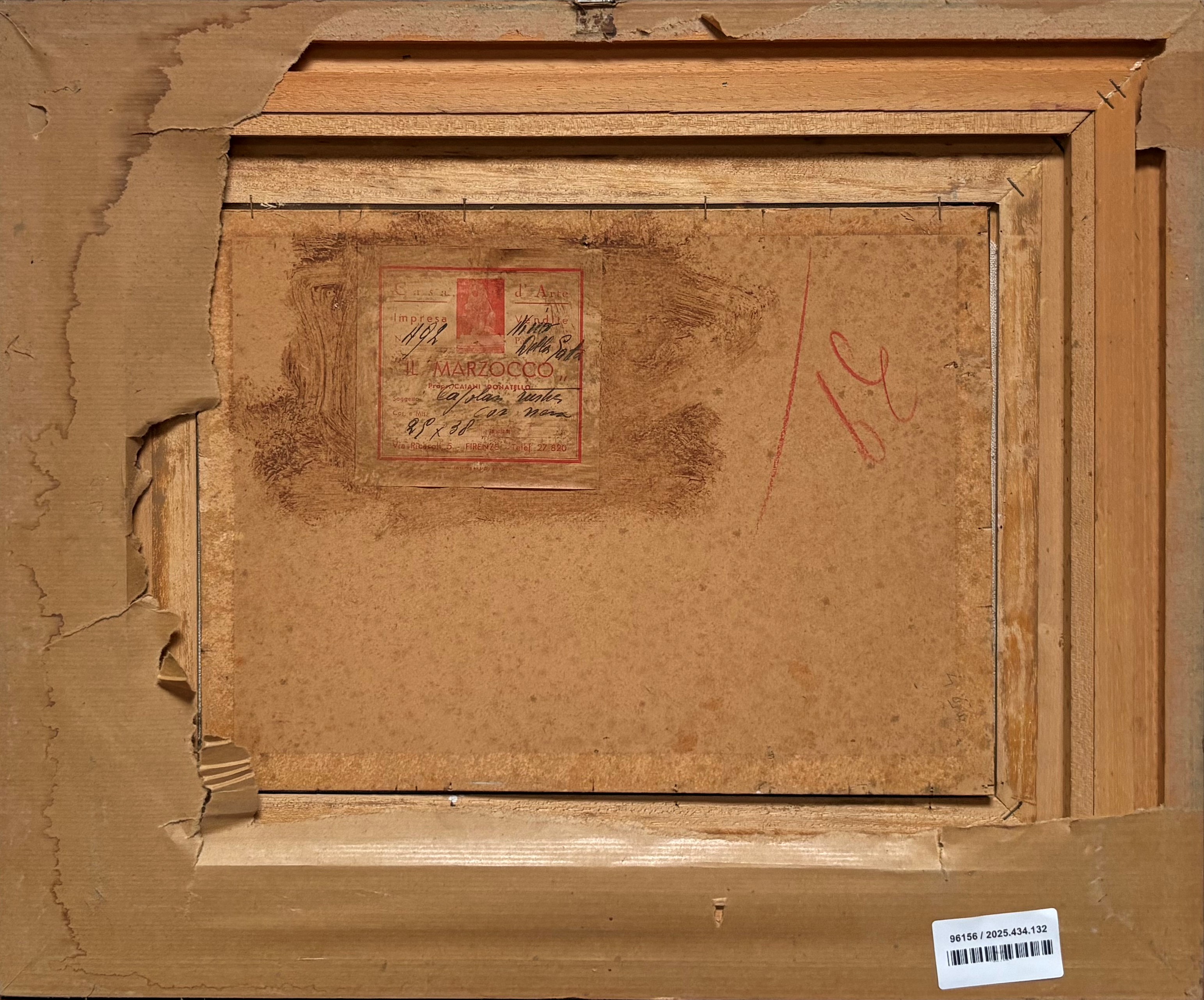 Nino della Gatta - Casolari Rustici con Figura