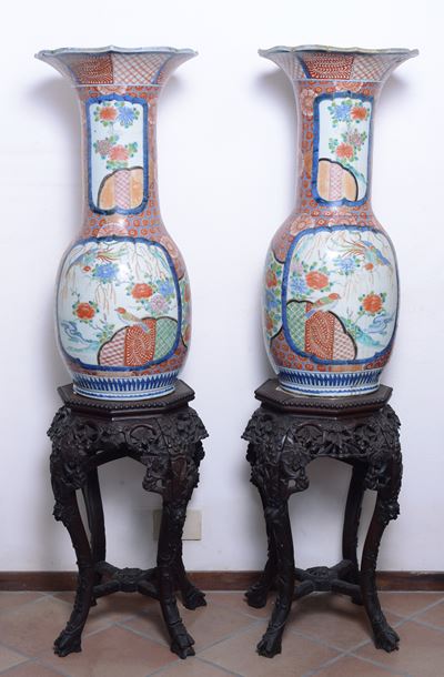 Coppia di Vasi Imari