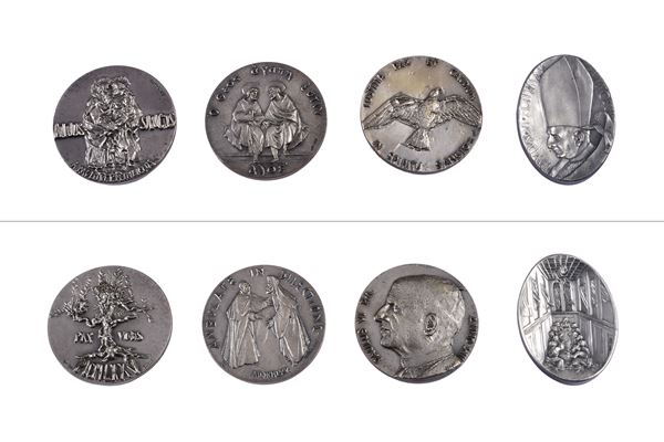Quattro medaglie commemorative pontificie 